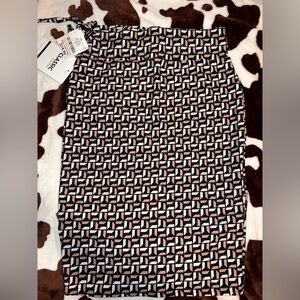 Geometrical Pencil Skirt